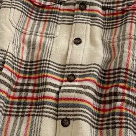 Polo Ralph Lauren Western Fringe Trim Plaid Wool Jacket - Picture 8 of 14